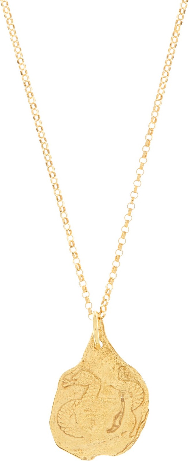 Alighieri The Snake 24kt gold-plated necklace