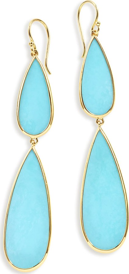 IPPOLITA 18K Polished Rock Candy Double-Drop Earrings