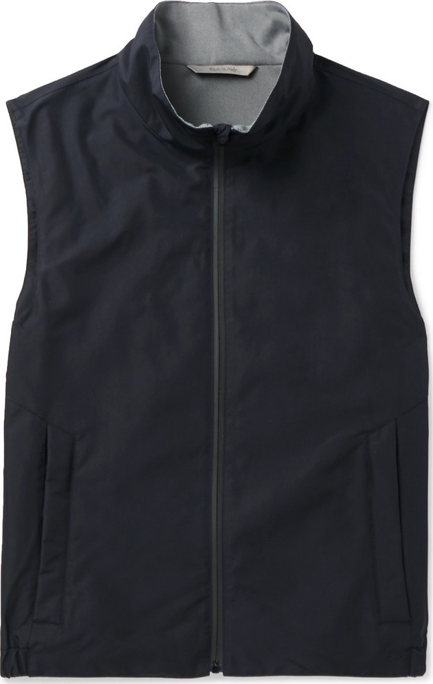 Canali Slim-Fit Shell Gilet