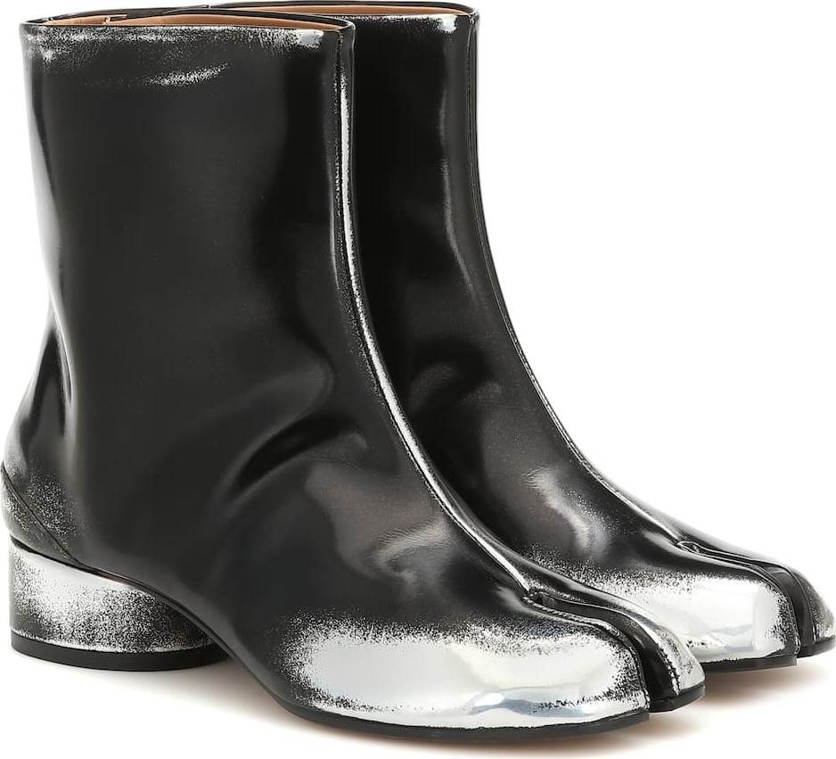 Maison Margiela Tabi faux leather ankle boots