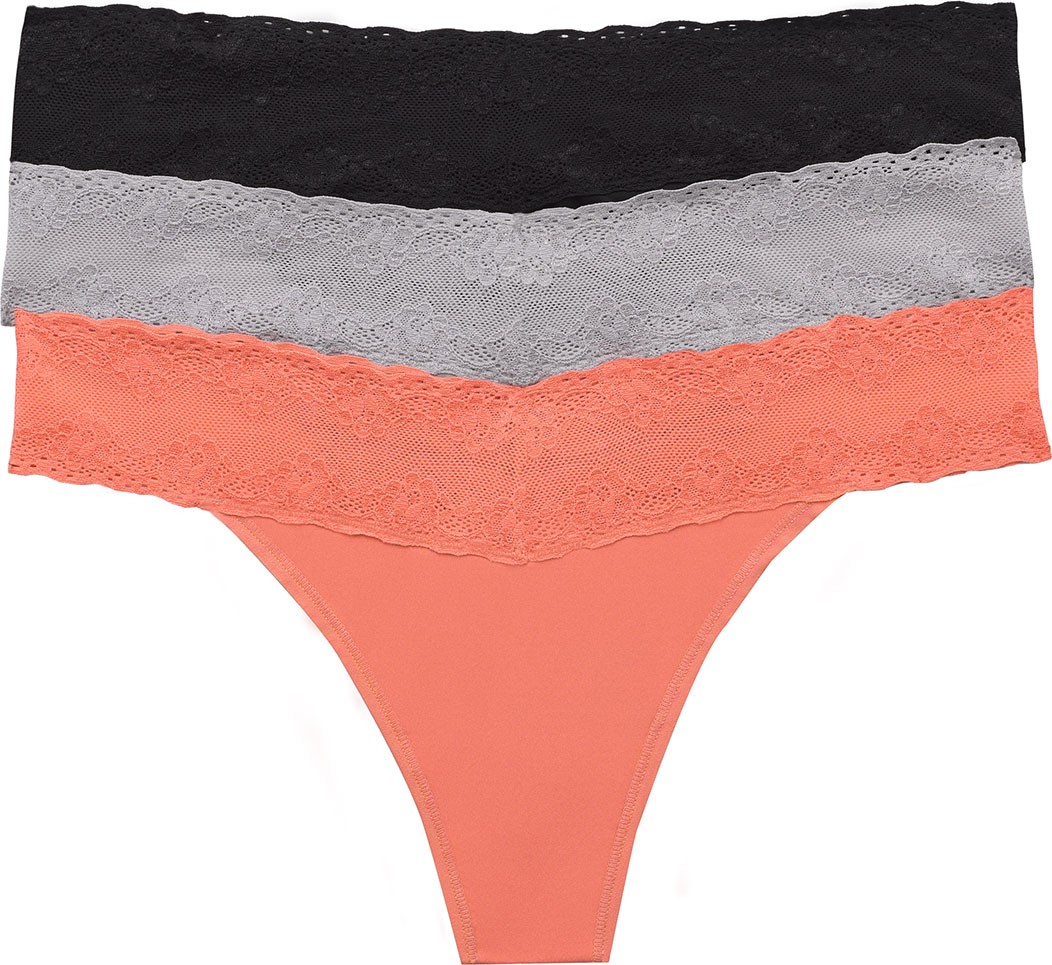 Natori Three-Pack Bliss Perfection Thong