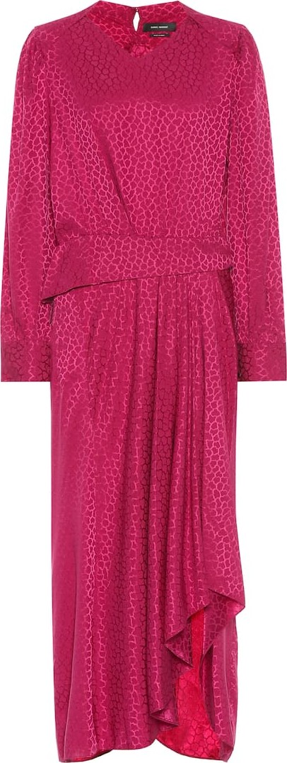 Isabel Marant Romina stretch-silk dress