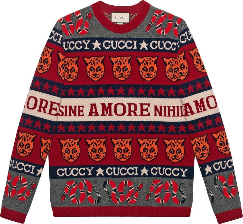 Gucci jacquard jumper
