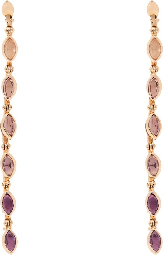 Marie Mas Swinging Line 18kt rose-gold drop earrings