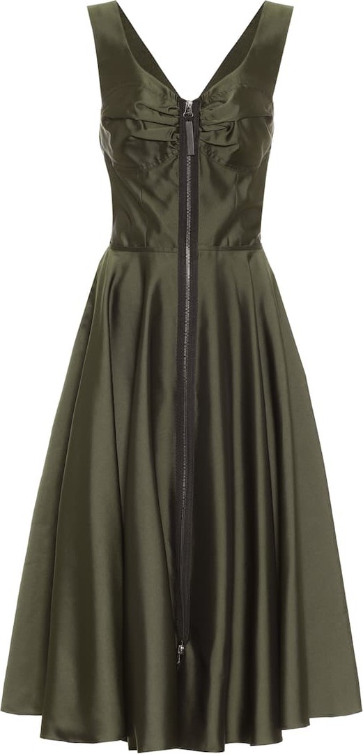 Marni Silk-blend midi dress