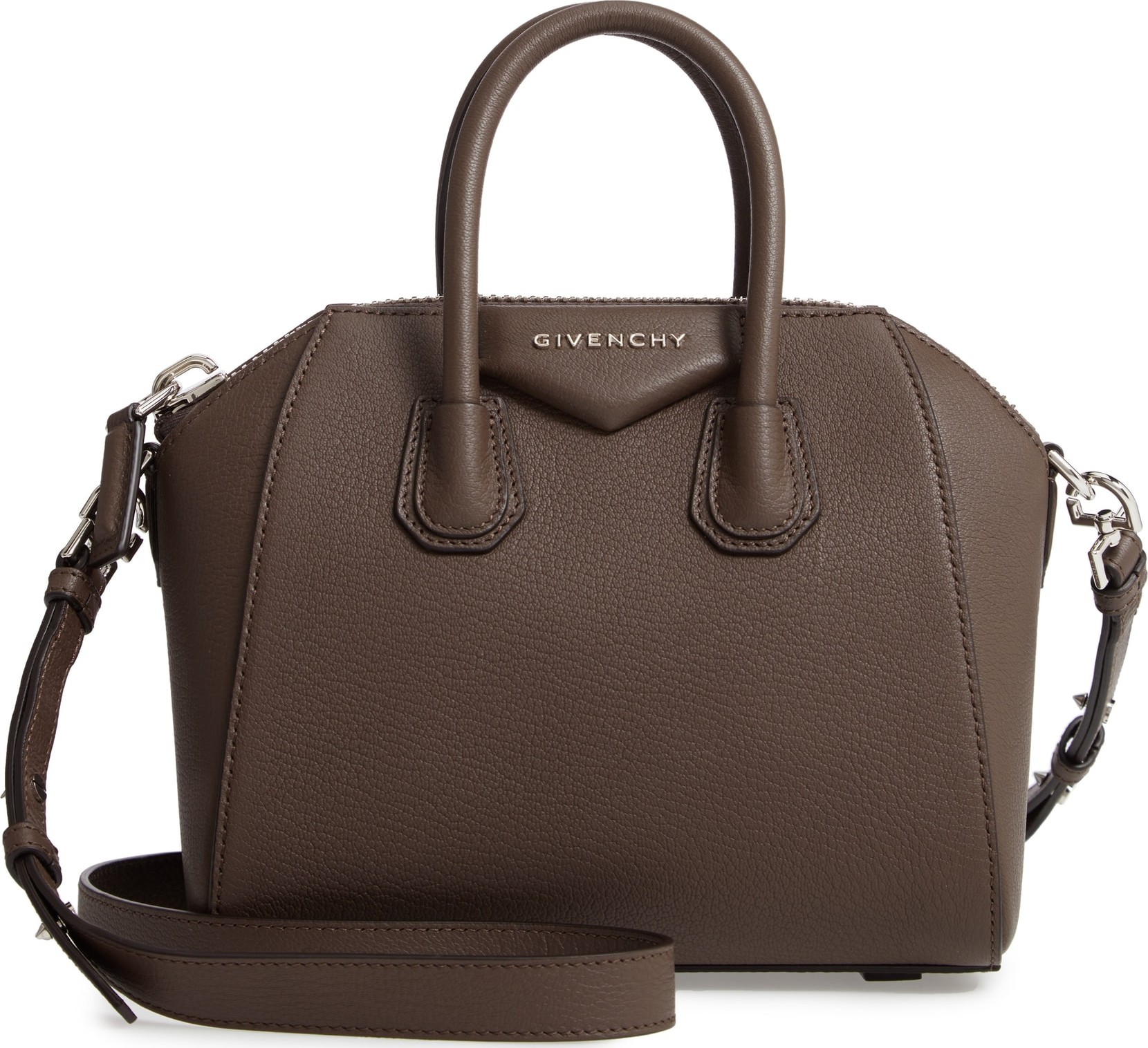Givenchy 'Mini Antigona' Sugar Leather Satchel