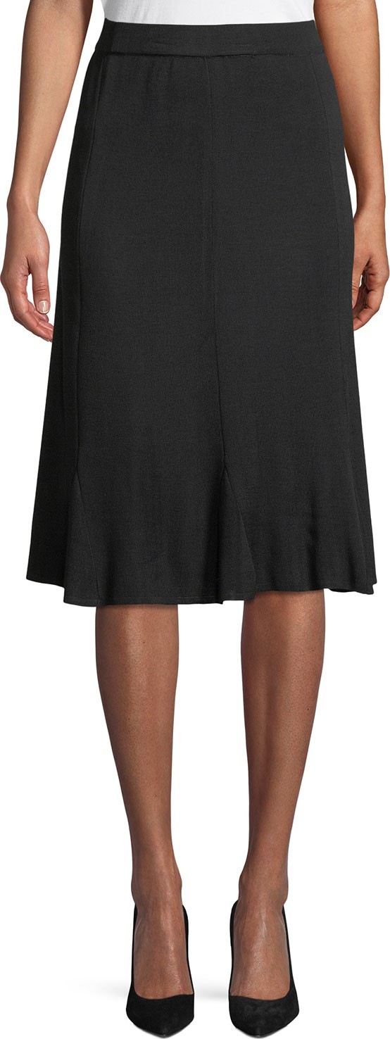 Misook Gored A-Line Skirt