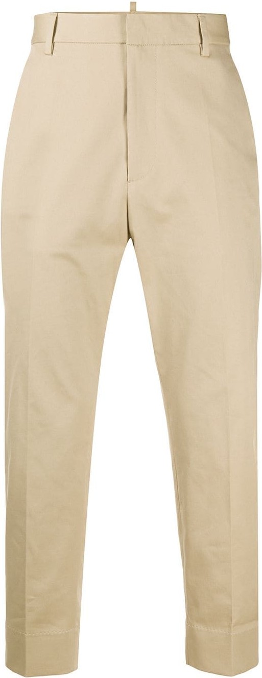 DSQUARED2 Mid-rise tapered trousers
