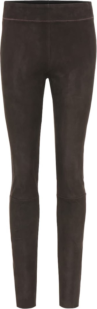 Jil Sander Suede leggings