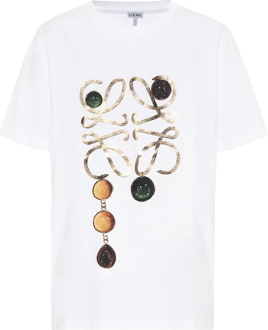LOEWE Anagram cotton-jersey T-shirt