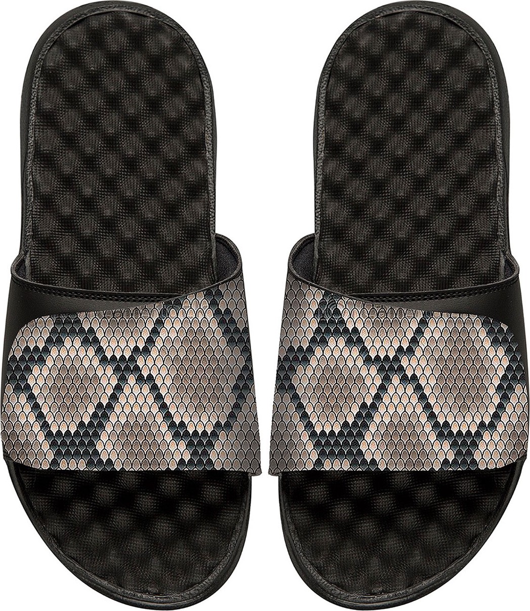 ISlide Snakeskin-Print Slide Sandal