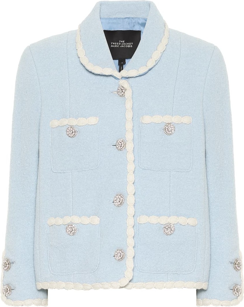 MARC JACOBS The Tweed wool-blend blazer