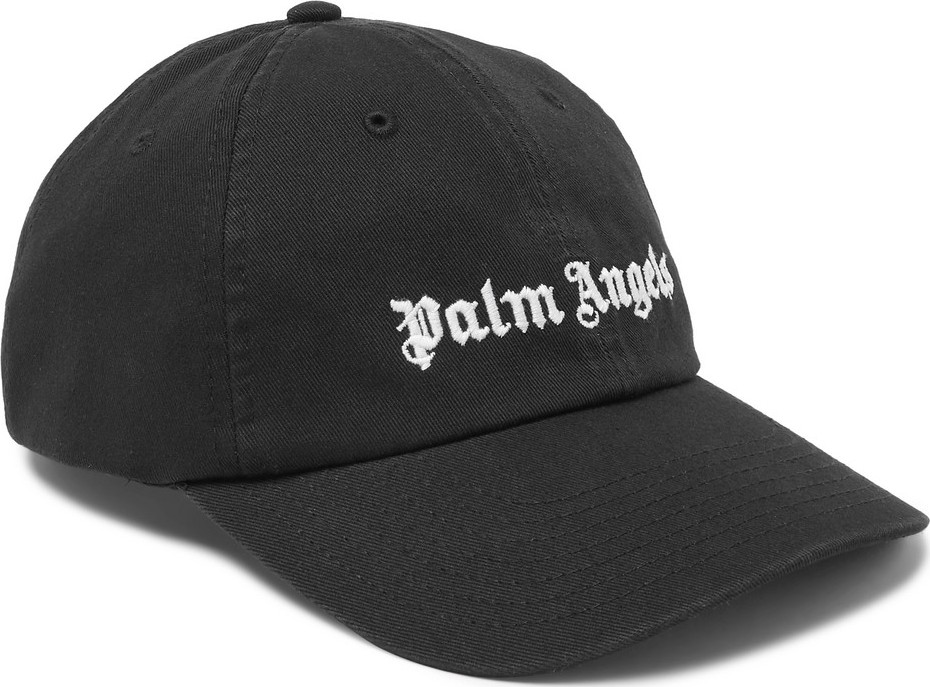 Palm Angels Logo-Embroidered Cotton-Twill Baseball Cap