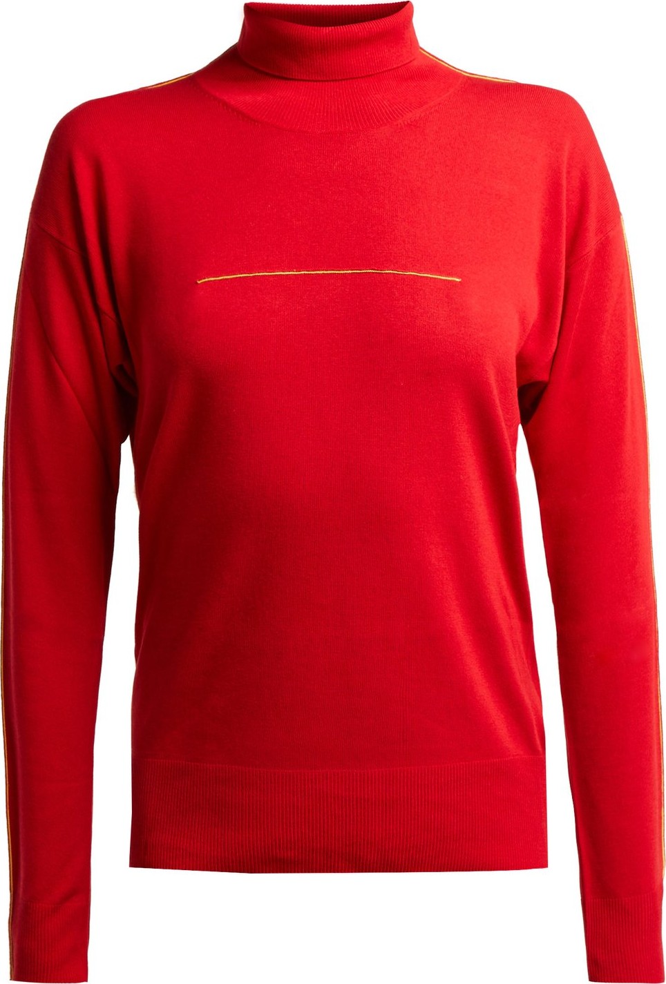 MM6 Maison Margiela Piped stitch roll-neck sweater