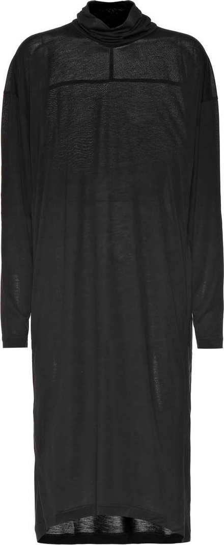 Acne Studios Oversized jersey turtleneck dress