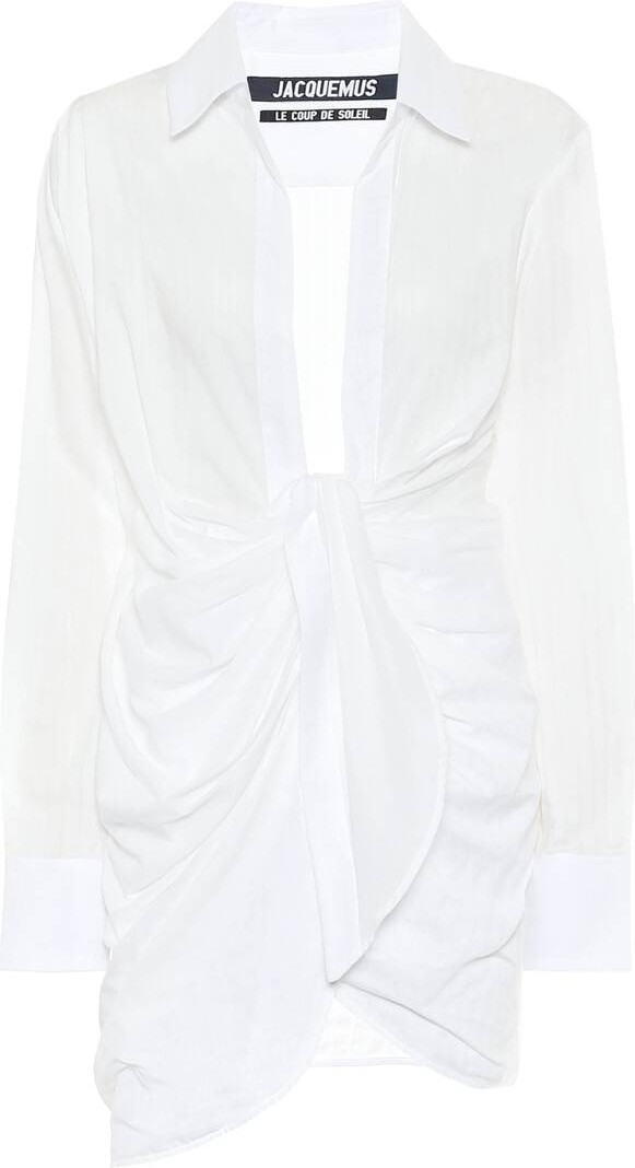 Jacquemus La Robe Bahia cotton shirt dress