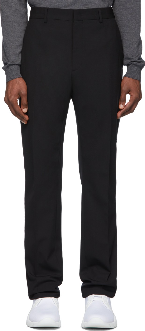 Fendi Black FF Tape Trousers