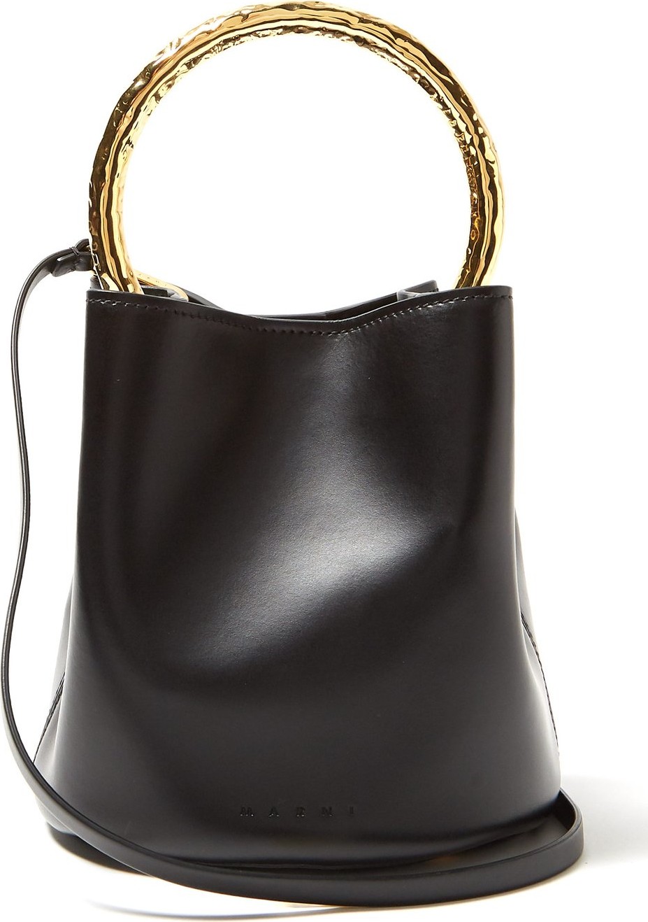 Marni Pannier leather bucket bag