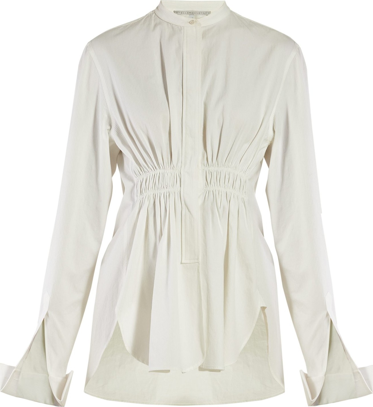 Stella McCartney Smocked cotton shirt