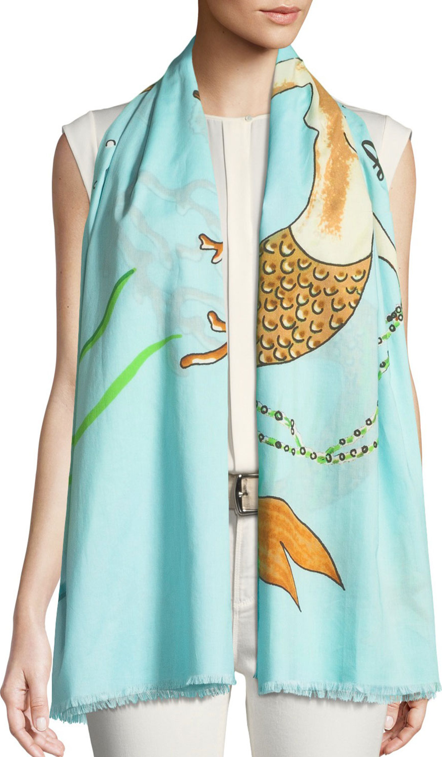 LOEWE x Paula's Ibiza Mermaid Scarf