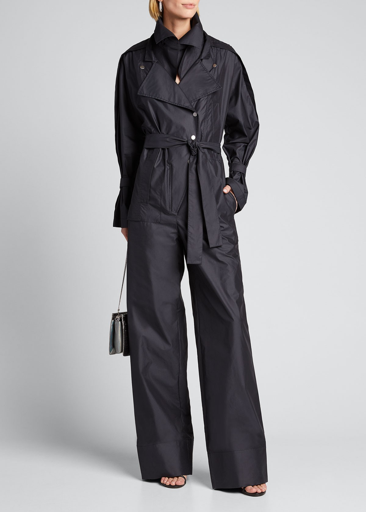 3.1 Phillip Lim Long-Sleeve Utility Jumpsuit