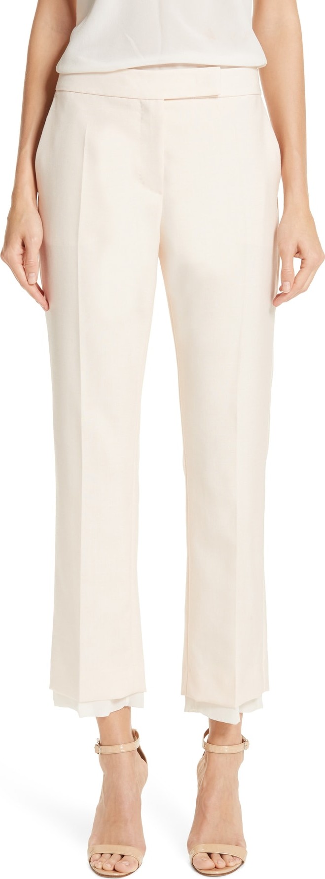 Max Mara Tartufo Mohair & Silk Pants