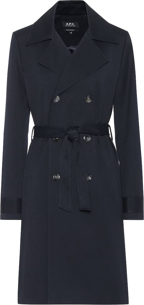 A.P.C. Alexis cotton gabardine trench coat