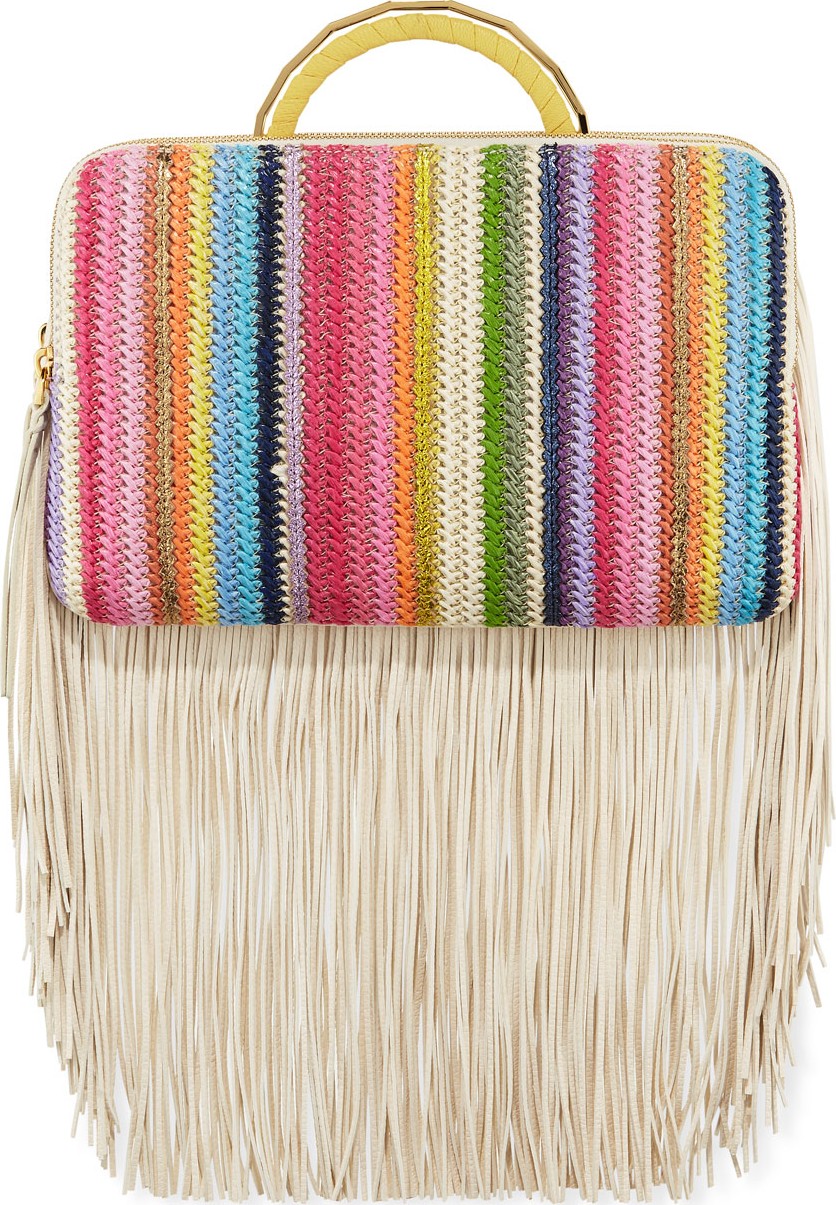 The Volon Bon Bon Rainbow Clutch Bag