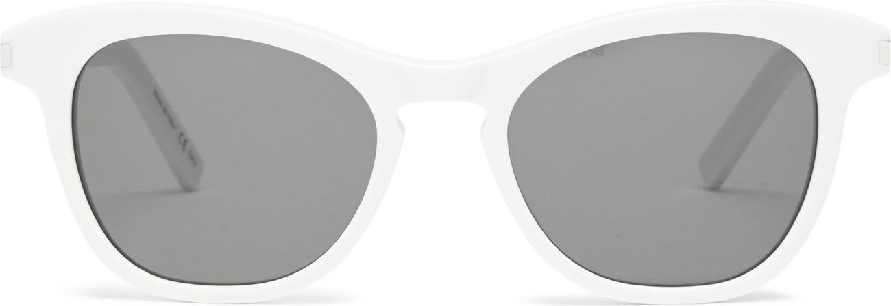 Saint Laurent Warped D-frame acetate sunglasses