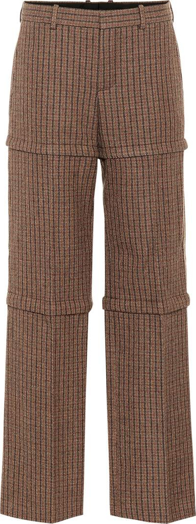 Balenciaga Checked wool pants