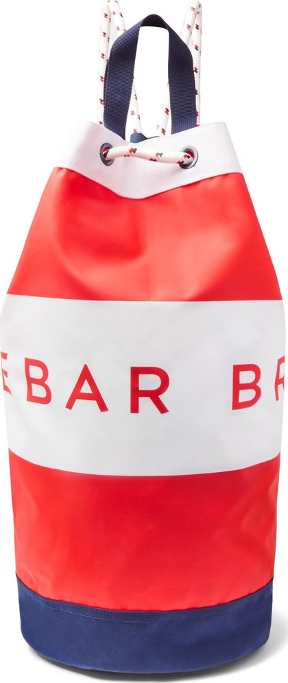 Orlebar Brown Waterproof Logo-Print Coated-Canvas Beach Bag