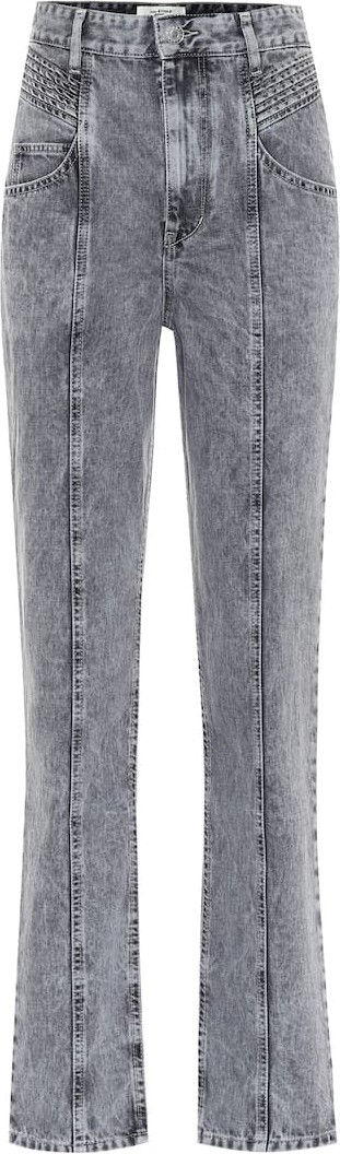 Isabel Marant Etoile Henoya high-rise straight jeans