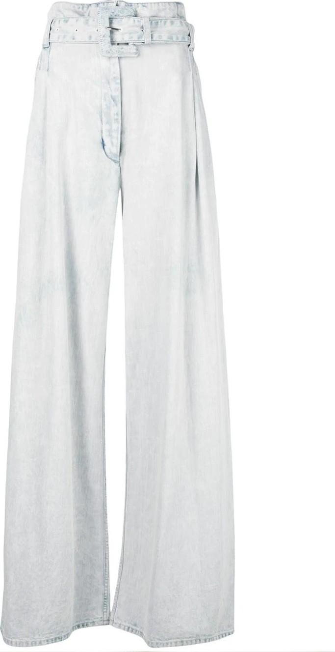 Proenza Schouler Bleach Acid Belted Pants