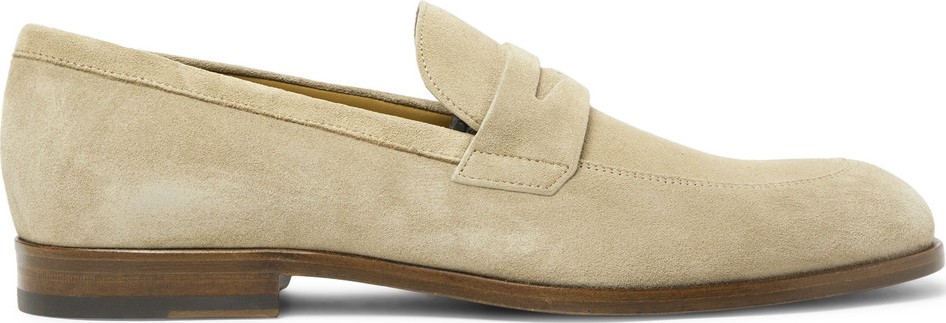HUGO BOSS Brighton Suede Penny Loafers