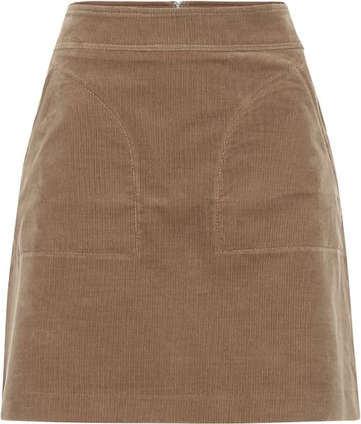 A.P.C. Shanya cotton-corduroy miniskirt