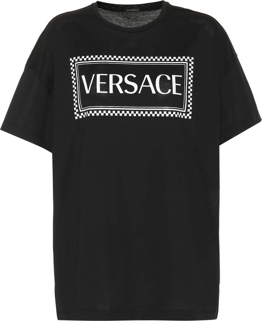 Versace Printed cotton T-shirt