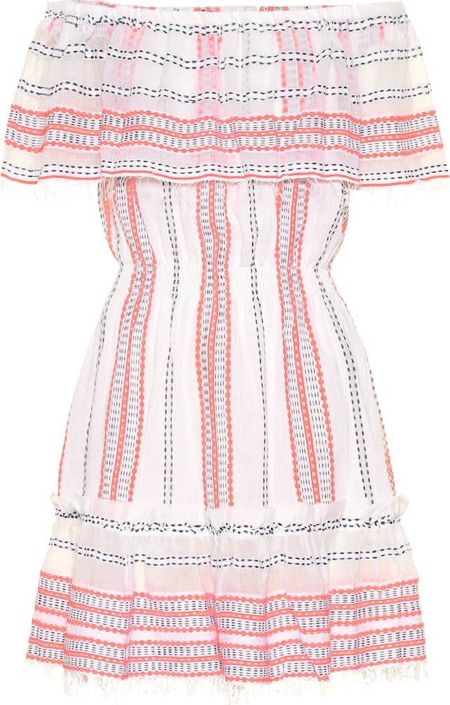 LemLem Zenha cotton-blend minidress
