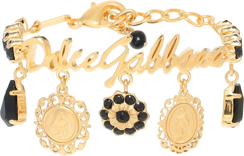 Dolce & Gabbana Gold-plated charm bracelet
