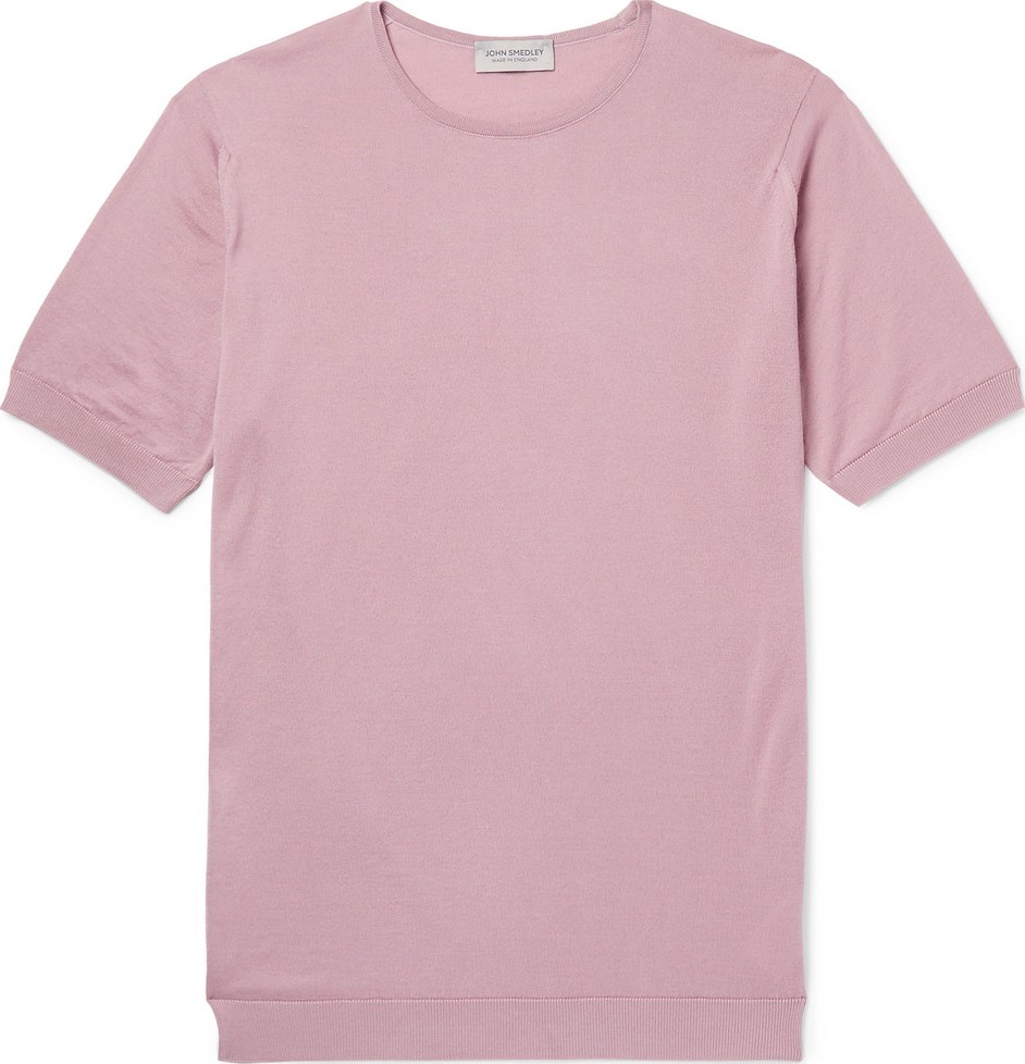 John Smedley Belden Slim-Fit Knitted Sea Island Cotton T-Shirt