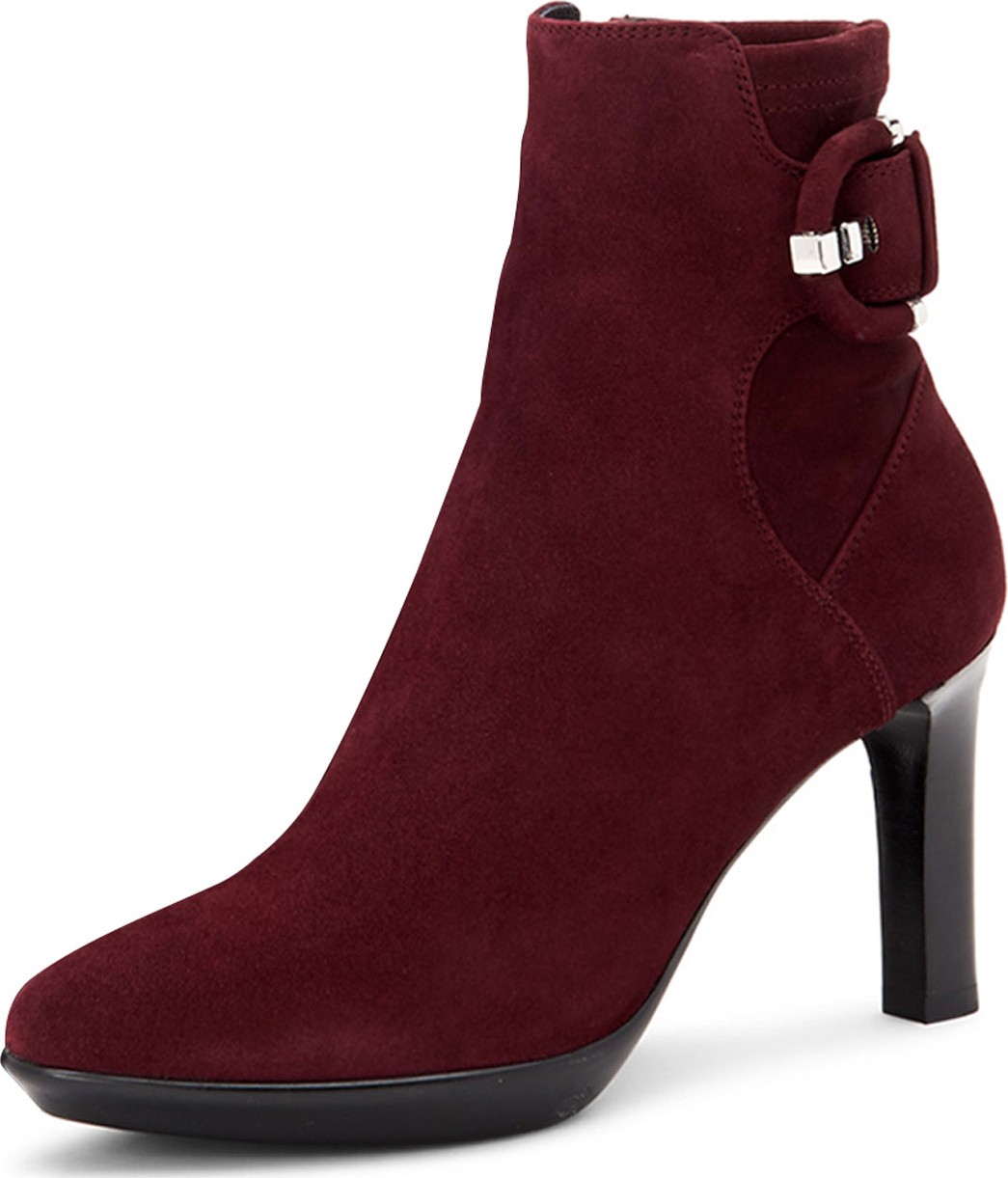 Aquatalia Rachele High-Heel Suede Booties