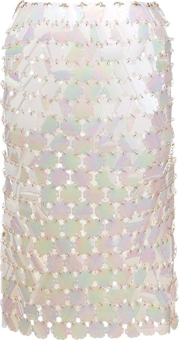 Paco Rabanne paillette midi skirt