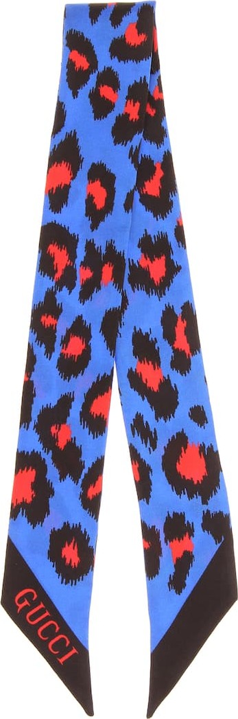 Gucci Printed silk scarf