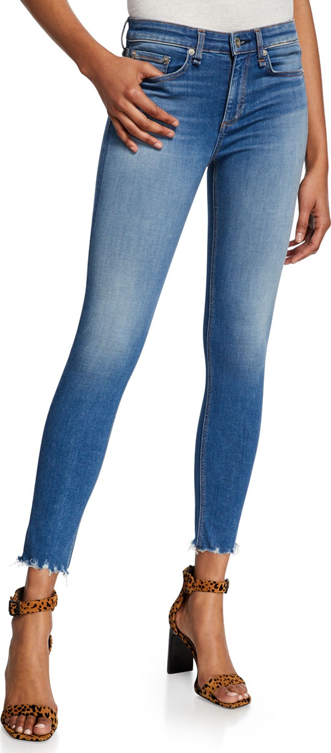 Rag & Bone Cate Mid-Rise Ankle Skinny Jeans