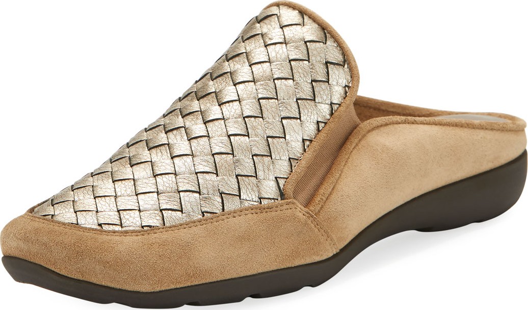 Sesto Meucci Giana Woven Comfort Mule, Camel