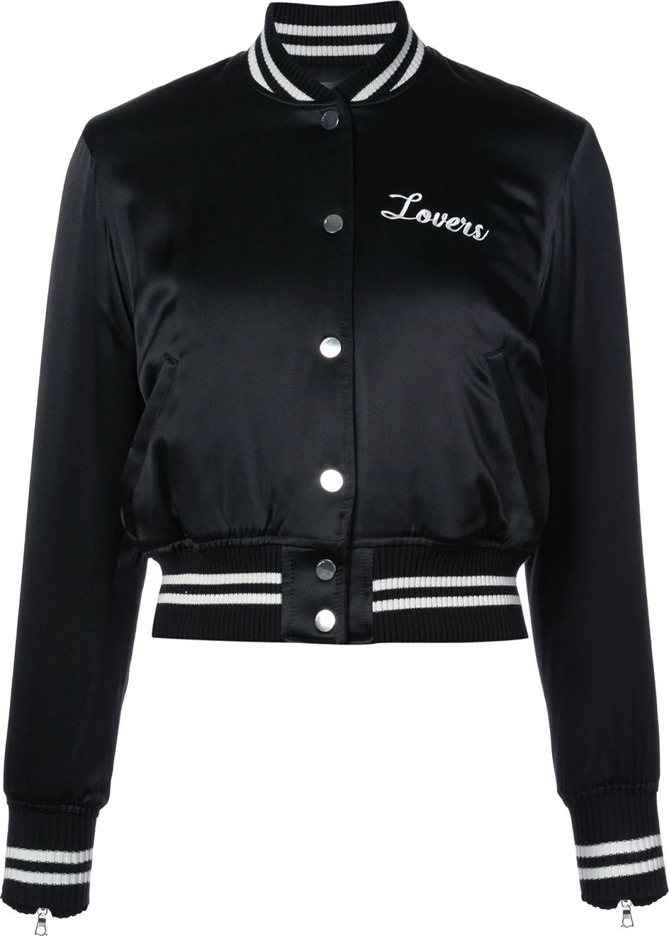 Amiri Lovers Silk Baseball jacket