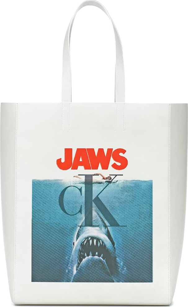 Calvin Klein 205W39NYC Printed leather tote