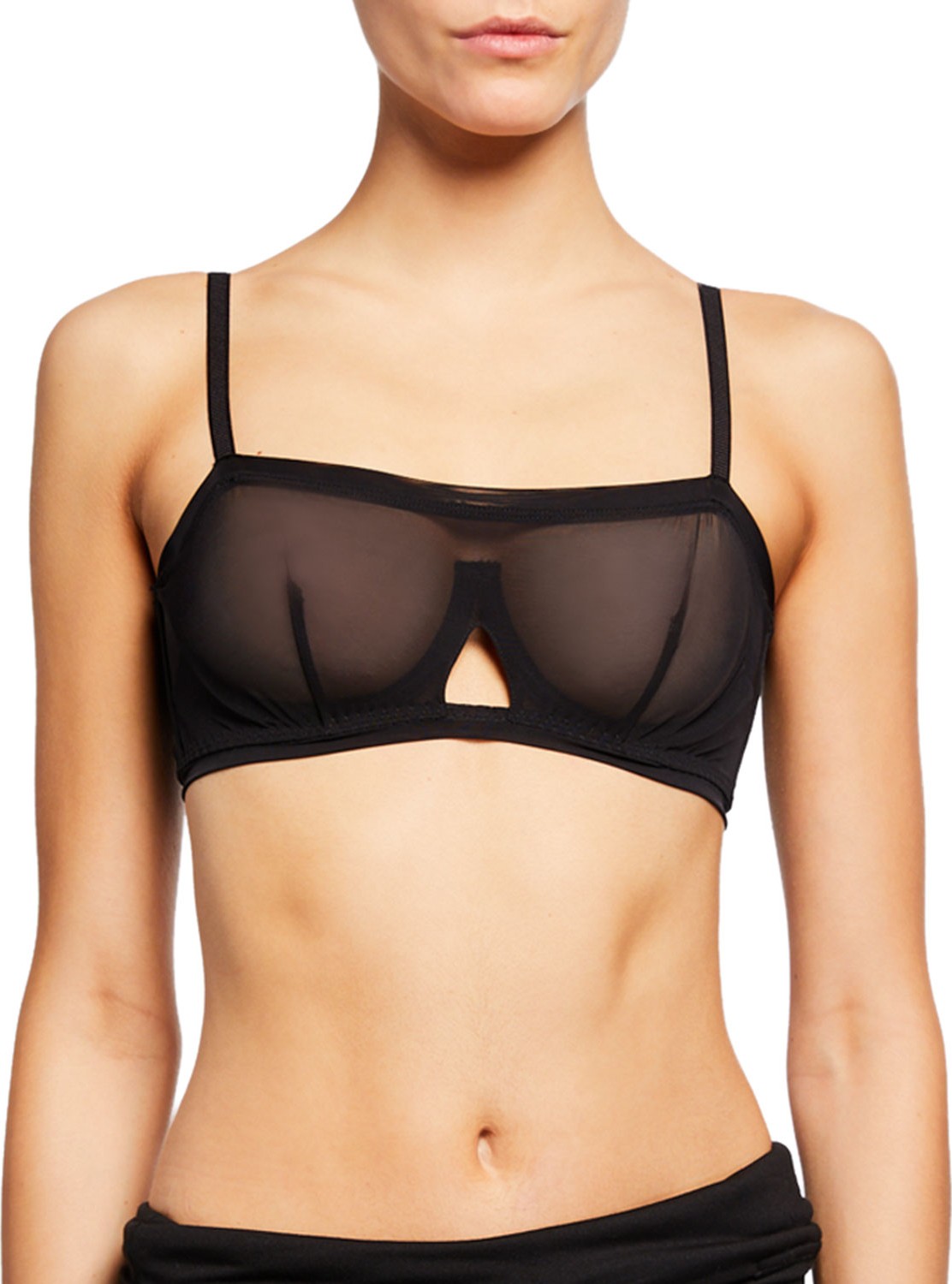 HAH / We Are HAH Adjustable Mesh Underwire Bandeau Bra