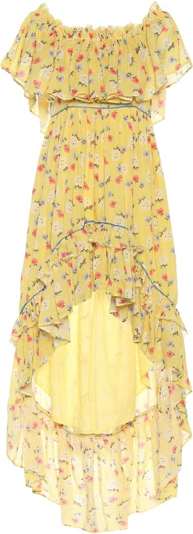 LOVESHACKFANCY Alexia floral cotton dress