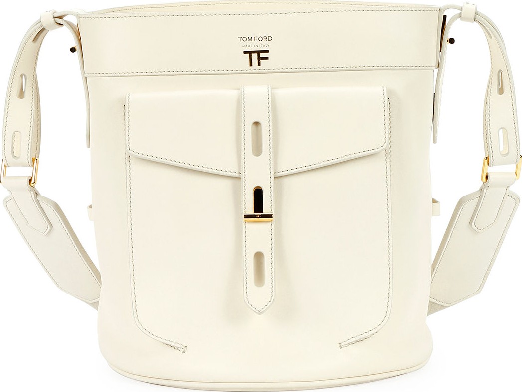 TOM FORD Hollywood Natural Calf Bucket Bag