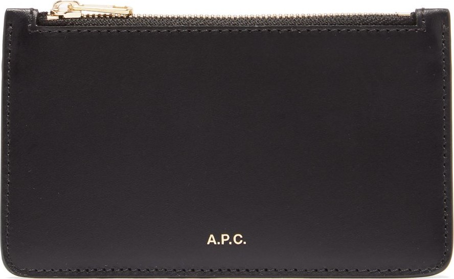 A.P.C. Willow foiled-logo leather wallet